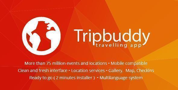 Tripbuddy - Travel, Locations and Events Web App